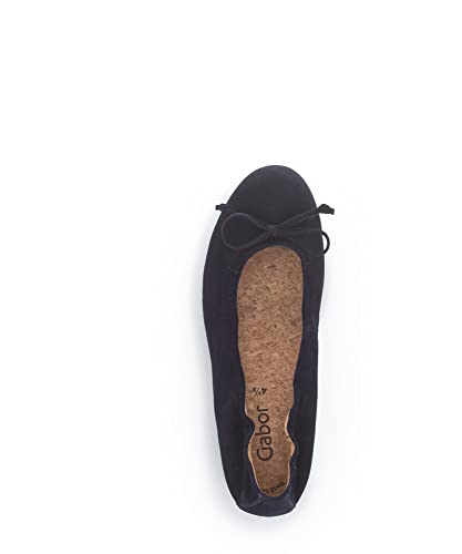 Foto von Gabor Damen Klassische Ballerinas, Frauen Flats,Best Fitting,Slipper,Ballerina-Schuhe,Ballett-Schuhe,Ballet-Flats,Atlantik (Kork),42 EU / 8 UK
