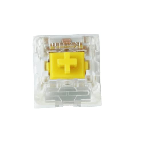 Clavier Instable ? Switch Kailh Clavier Mécanique Gaming Plate Mounted Speed Dark Yellow 65 Pcs