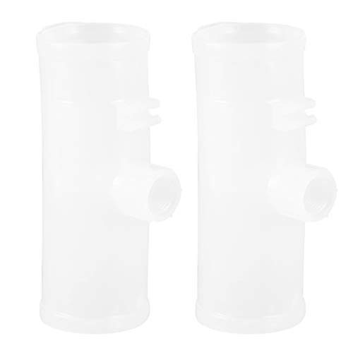 Yardwe – 20 peças de bebedouro de galinha – tubos de água para pássaros, cachimbos em T – Suprimento