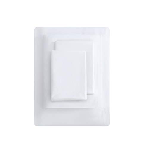 Laura Ashley Home | Tencel Collection | Bed Sheet Set - Silky Soft, Moisture-Wicking & Breathable Bedding, King, Augusta White #TOP4