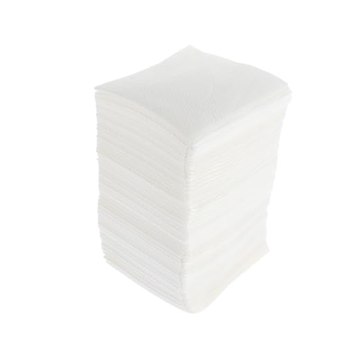 Ipetboom Disposable Hair Drying Towels for Salon and Spa, Water Absorbent Wood Pulp Fiber, 100pcs Foldable Travel Towels for Beauty and Hair Care