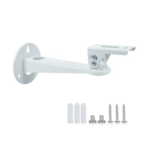 Docooler Mini Projector Wall Mount, Projector Hanger, Security Camera Housing Mounting Bracket for CCTV, Camera, Projector, Webcam with Load 11 lbs Length 7.8 inch - Rotation 360% - White/Black
