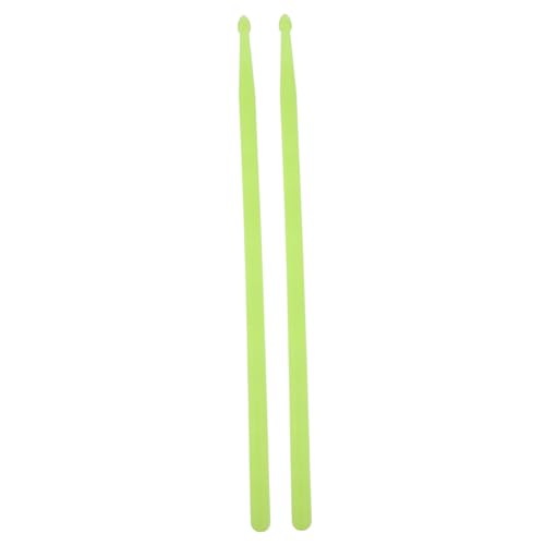 2 Baquetas luminosas verde fluorescente para batería miniatura 1