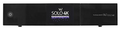 VU+ Solo 4K Récepteur Linux UHD 2160p avec Disque Dur 1 TO pour Télévision Satellite