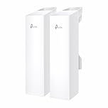 TP-Link Omada Outdoor WiFi Bridge Kit (EAP211-Bridge KIT) - Point-to-Point Long-Range Wireless Bridge, 5GHz 867Mbps Speed, Secure & Reliable Transmission, IP65 Weatherproof, Easy Installation