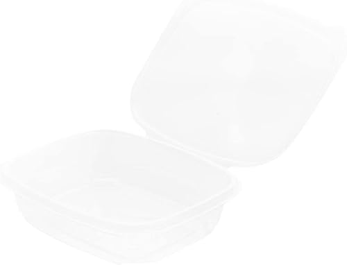 Miniatura 16 de Restaurantware Thermo Tek - Recipientes de comida para delicatessen de 24 onzas, 100 recipientes con tapa con bisagras antivaho  Rectangular