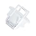 Construct Pro Speedy’Z Mini Spring-Lock Cable Pass-Through Port – Pair, White, 1.5” Outer / 1” Inner Diameter