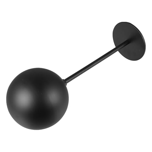 DECHOUS Soporte para Casco de Motocicleta Negro sin Taladro Estante Colgante Ajustable para Cascos de Moto y Almacenamiento en Hogar Exhibidor Organizador para Sala y Dormitorio