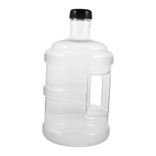 BESPORTBLE Brocca Dacqua Rotonda in Plastica Da 5 Litri - Contenitore Portatile Con Maniglia - Universale Per Campeggio Attività Allaperto E Uso Domestico