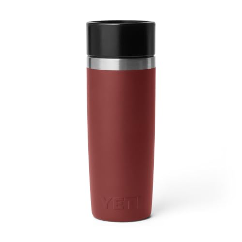 Image of YETI Rambler 16 oz Travel Bottle, Stainless Steel, Vacuum Insulated with Leakproof Commuter Cap, Stag Red