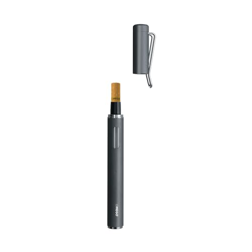 OMEGO Steelo, cigarette électronique avec filtre coton, kit de démarrage pour fumeur, reservoir système pod 1,4 ml, sans nicotine, sans E-liquide (Gris...