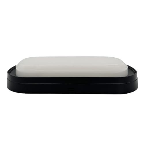 Evite humedad en jardín con aplique pared exterior IP65 rectangular 18W 5