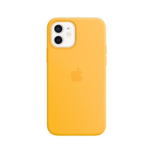 Image of Apple iPhone 12 and iPhone 12 Pro Silicone Case with Magsafe - Sunflower