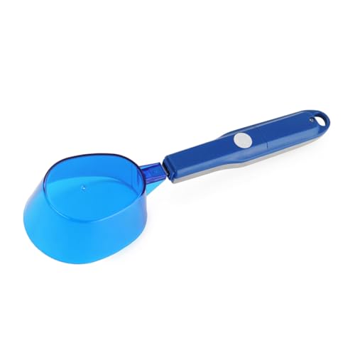 IWOWHERO Báscula Cuchara Digital Azul para Cocina LCD Preciso con Apagado Automático y Alimentación Aaa para Pesar Ingredientes de Repostería y Alimentos