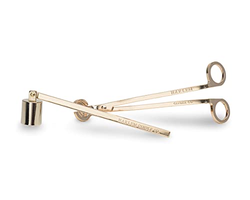 HARLEM-CANDLE-CO-Luxury-SnufferTrimmer-Set-of-2-Candle-Snuffer-Extinguisher-and-Candle-Wick-Trimmer-Cutter-Stainless-Steel-with-Gold-Finish-Gift-Box-Packaging HARLEM CANDLE CO Luxury SnufferTrimmer Set of 2 Candle Snuffer Extinguisher and Candle Wick Trimmer Cutter Stainless Steel with Gold Finish Gift Box Packaging