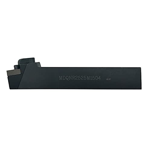 1" MDQNR 2525M15 Lathe External Turning & Profiling Tool Holder Main Angle 107° Holder Lathe Cutting Tools for 55° Carbide Inserts DNMG43 DNMG44
