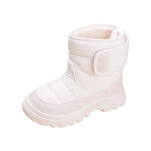 Kids Waterproof Snow Boots With Liner Boys Girls Toddler Snow Boots Waterproof Slip Resistant Outdoor Winter Shoes