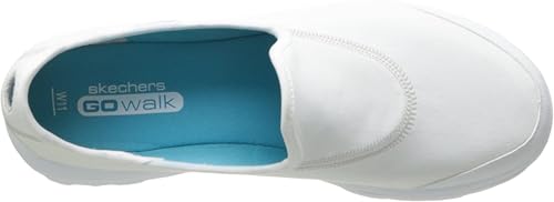 Skechers Skechers Women's Go Walk Original Slip-On Walking Shoes, White, 9 W US
