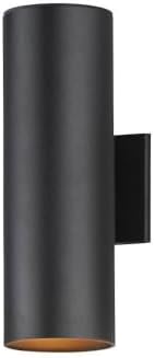 Maxim Outpost-2 Light Outdoor Wall Mount-5 Inches Wide by 15 inches high-Black Finish