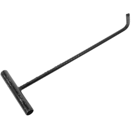Crochet de couvercle de puits robuste de 45 cm pour extraction et levée facile