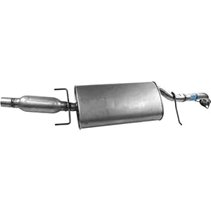 Walker Quiet-Flow SS 56233 Direct Fit Exhaust Muffler Assembly 2.25″ Inlet (ID) 2.25″ Outlet (OD) for Ford Escape