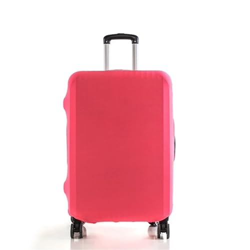 Luggage Covers Fashion Travel Protective Cover Solid Color Suitable For 18-28 Inch Suitcases(Pink,Small)