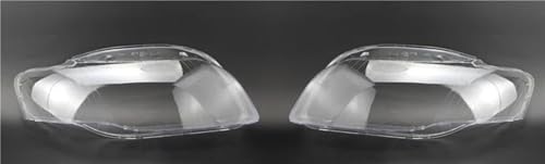 Couverture de phare avant pour A4 B7 2006-2008 en verre transparent la paire