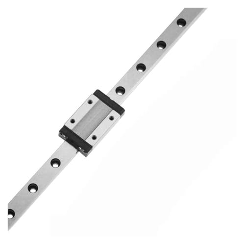 Guía lineal con corredera MGN15C en acero inoxidable negro de 900mm para impresoras 3D