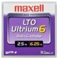 Maxell LTO Ultrium 6 Tape BaFe, 2.5/6.25TB, Part # 229558