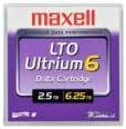 Maxell LTO Ultrium 6 Tape BaFe, 2.5/6.25TB, Part # 229558