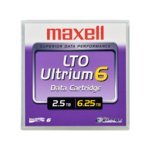 Image of Maxell LTO Ultrium 6 Tape BaFe, 2.5 /6.25TB, Part # 229558