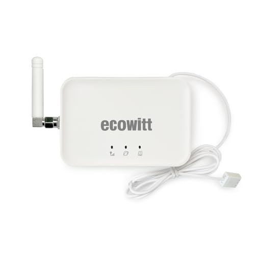 Ecowitt GW3000 Wi-Fi & Ethernet Weather Station Gateway, with Built-in Temperature, Humidity and Barometric Sensors with SD Card Port, 915 MHz