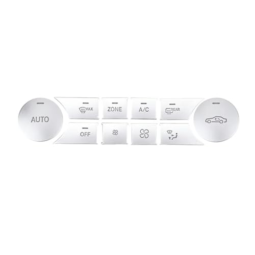 Autocollants de commutateur de climatisation anti-rayures pour console centrale CLS C218 2013