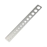Righello di misurazione da ufficio con fori rotondi da 310 mm (righello con