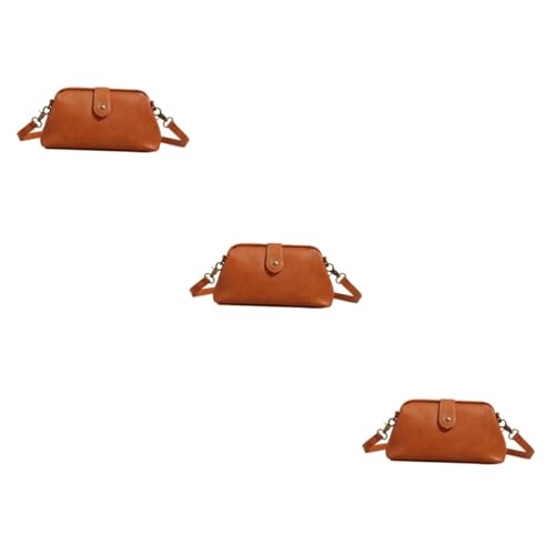 Sac à bandoulière pour femmes résistant en cuir PU marron