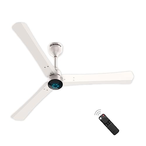 Image of atomberg Renesa+ 1200mm BLDC Motor 5 Star Rated Ceiling Fans for Home with Remote Control (Pearl White) Studio+ 150mm (sweep size) BLDC motor Energy Saving Exhaust Fan ()