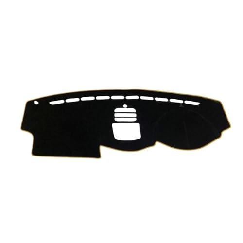Alfombrilla para salpicadero de Chevrolet Captiva y parasol protector negro
