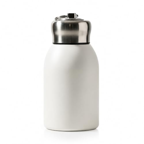 Image of 316 Stainless Steel Water Bottle 300 ml | Hot & Cold | Durable & Leak-Proof | For Office, Home, Kids, School For Women Men | 300ml water bottle | White