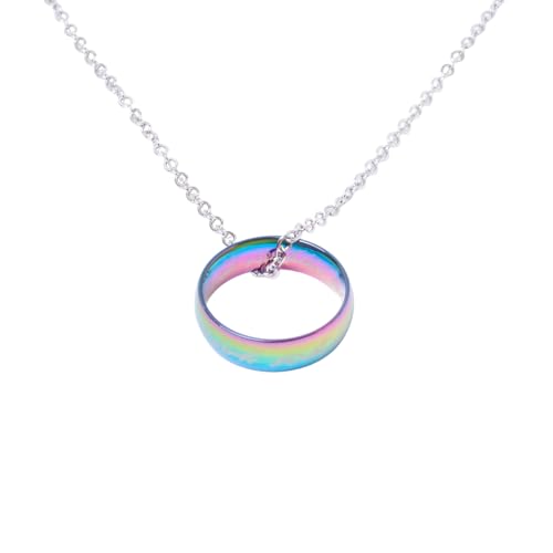 Image of SALTY ALPHA Anti Tarnish Stainless Steel Promise Ring Locket Neck Chain for Men | Stylish Pendant Necklace | Jewellery Accessories for Boys | Minimal Jewelry | Gifts for Boyfriend & Husband | Gift for Diwali, Christmas, Marriage, Birthday