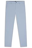 Cintura media Boss Chino_Tapered Trousers_Flat, 470open Blue, 48W / 32L Hombres