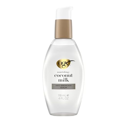 OGX Nourishing + Coconut Milk Anti-Breakage Serum, 4 Fl Oz