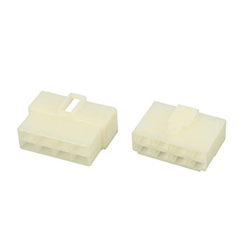 Image of X AUTOHAUX 5 Sets 6.3mm 8 Pin Car Automotive Electrical Wire Connector Housing