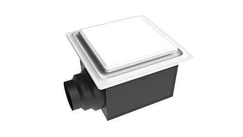 Aero Pure ABF110 L5 W ABF110L5 Ceiling Mount 110 CFM Quiet Bathroom Ventilation Fan w/LED Light/Nightlight, Energy Star Certified, White by Aero Pure - Used condition - US$86.03