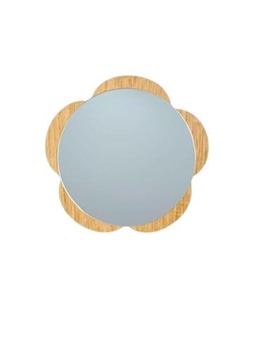 Handcrafted Wooden Wall Mirror – Solid Wood Frame, Handmade Rusti...