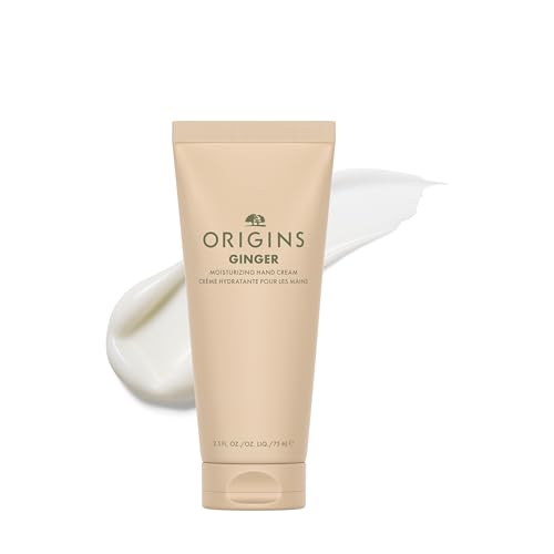 Origins Ginger Moisturizing Hand Cream | Hydrates & Softens Dry Skin | Hand Lotion With Plant-Derived Glycerin, Travel Size, 2.5 Fl Oz