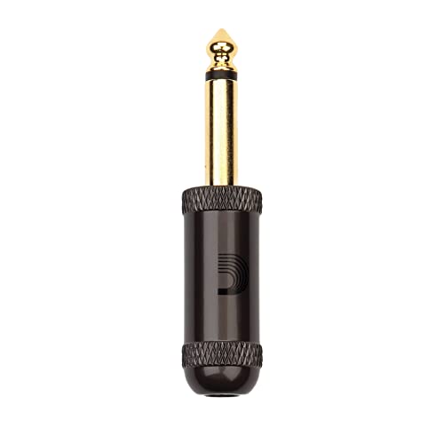 Plug para cable de guitarra D'Addario sin soldadura 1/4 pulg miniatura 1