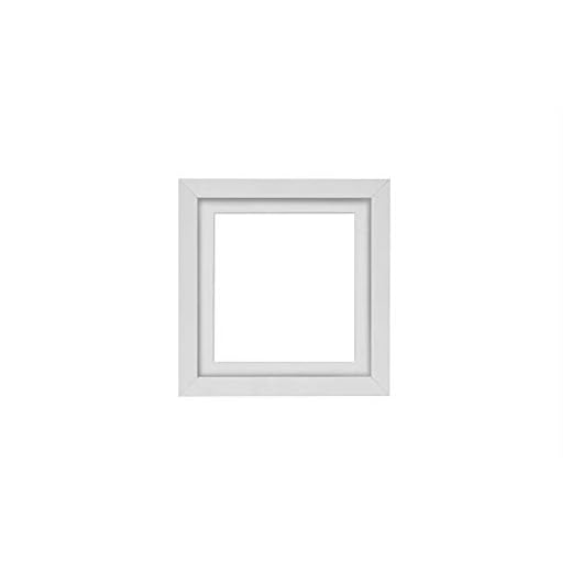Vit ram med vit färg djup montering med struktur – Instagram Square 3D Deep Box Frame Range Photo|Bild|Affischram – Gjutning 20 mm bred och 33 mm djup – 50 x 50 cm för 43 cm x 43 cm bilder