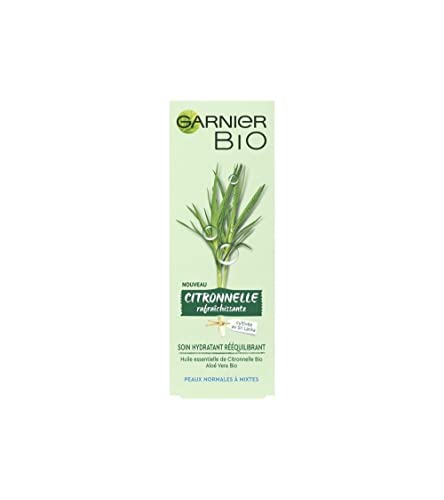 Garnier Soin hydratant rééquilibrant citronnelle rafraîchissant bio - Le tube de 50 ml