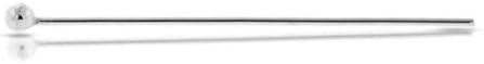 Sterling Silver 26gauge 2inch Ball End Head pins - 20pcs (2111)/1
