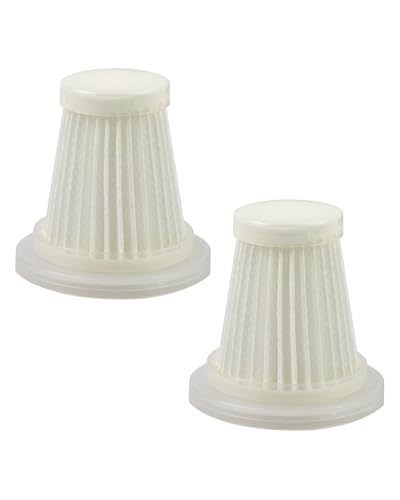 Scosche SCOVACRF 2 Pack Replacement Hand Vacuum Filters for Scosche SCOVAC Cordless Handheld Vacuum Cleaner for Pet Hair, Car, Home Carpet